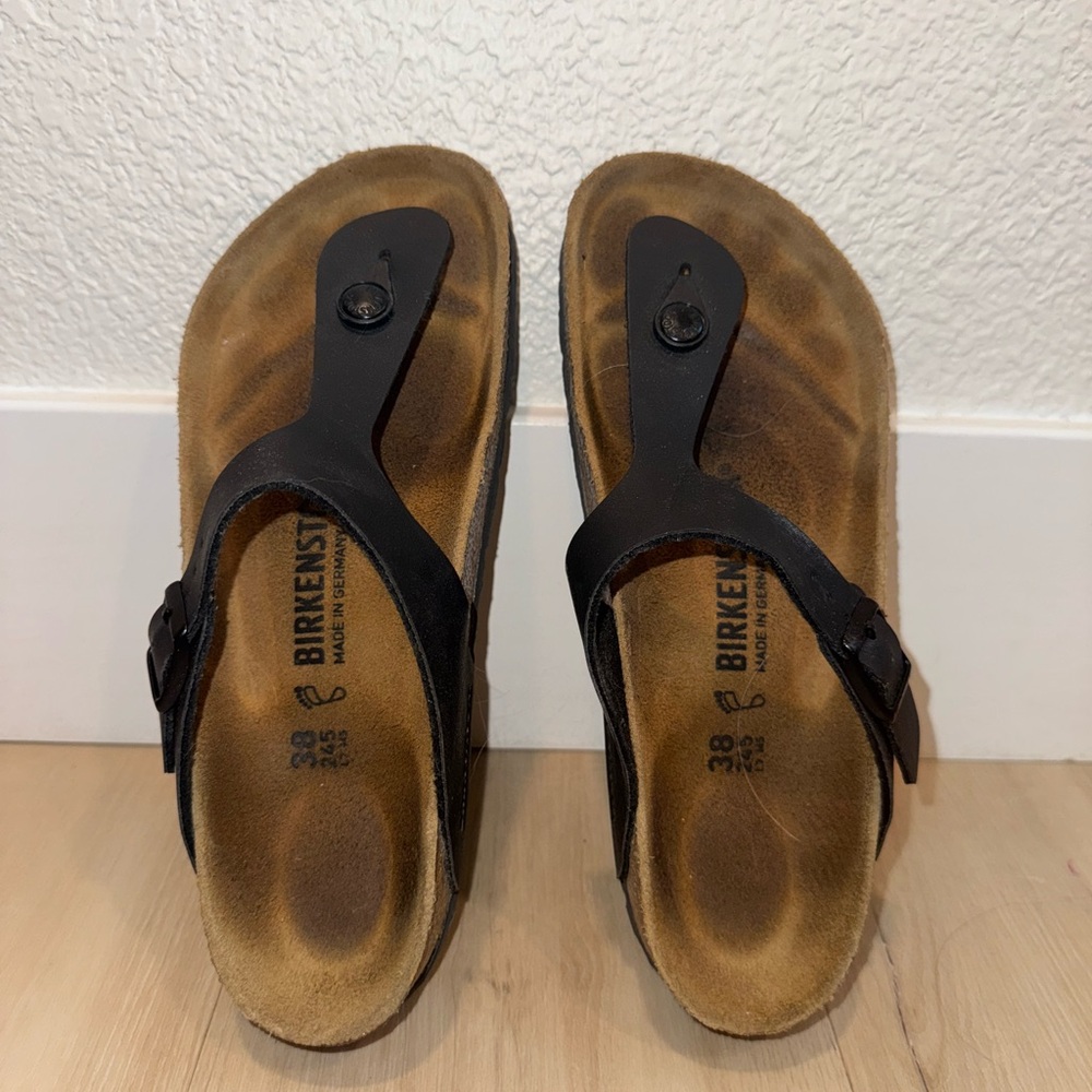 Birkenstock Gizeh Black Sandals